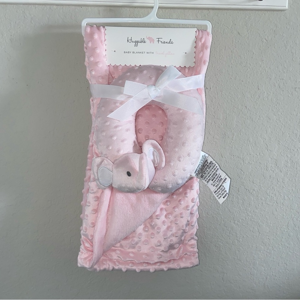 NWT Baby blanket and travel pillow.